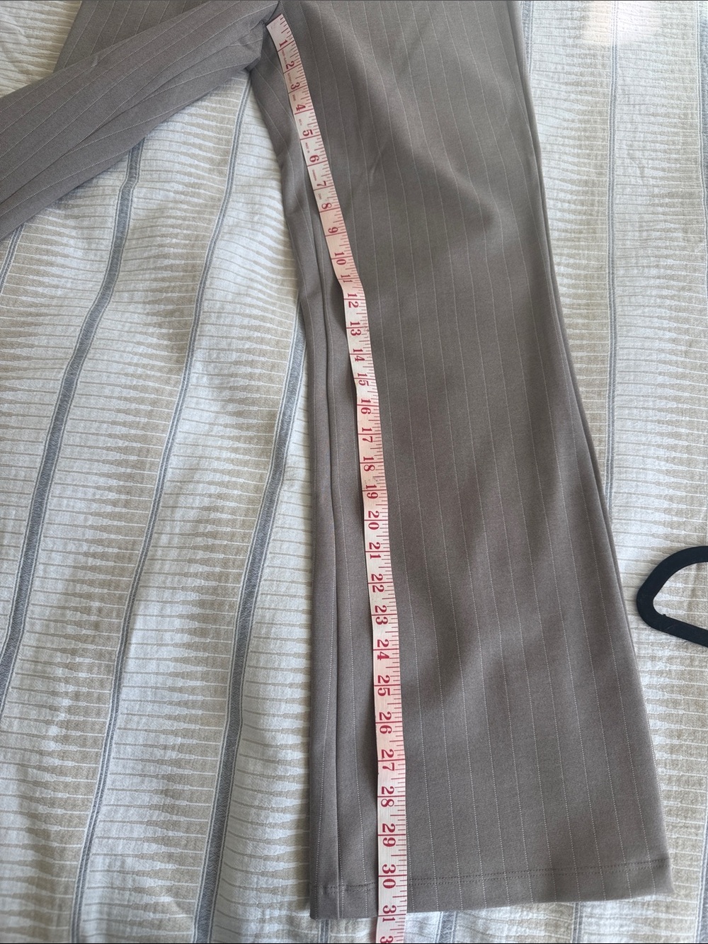 Mango Pull on Striped Trousers size S